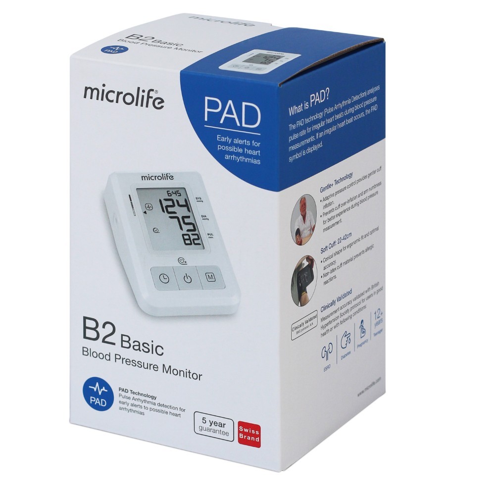 Máy Đo Huyết Áp Bắp Tay Microlife B2 Basic