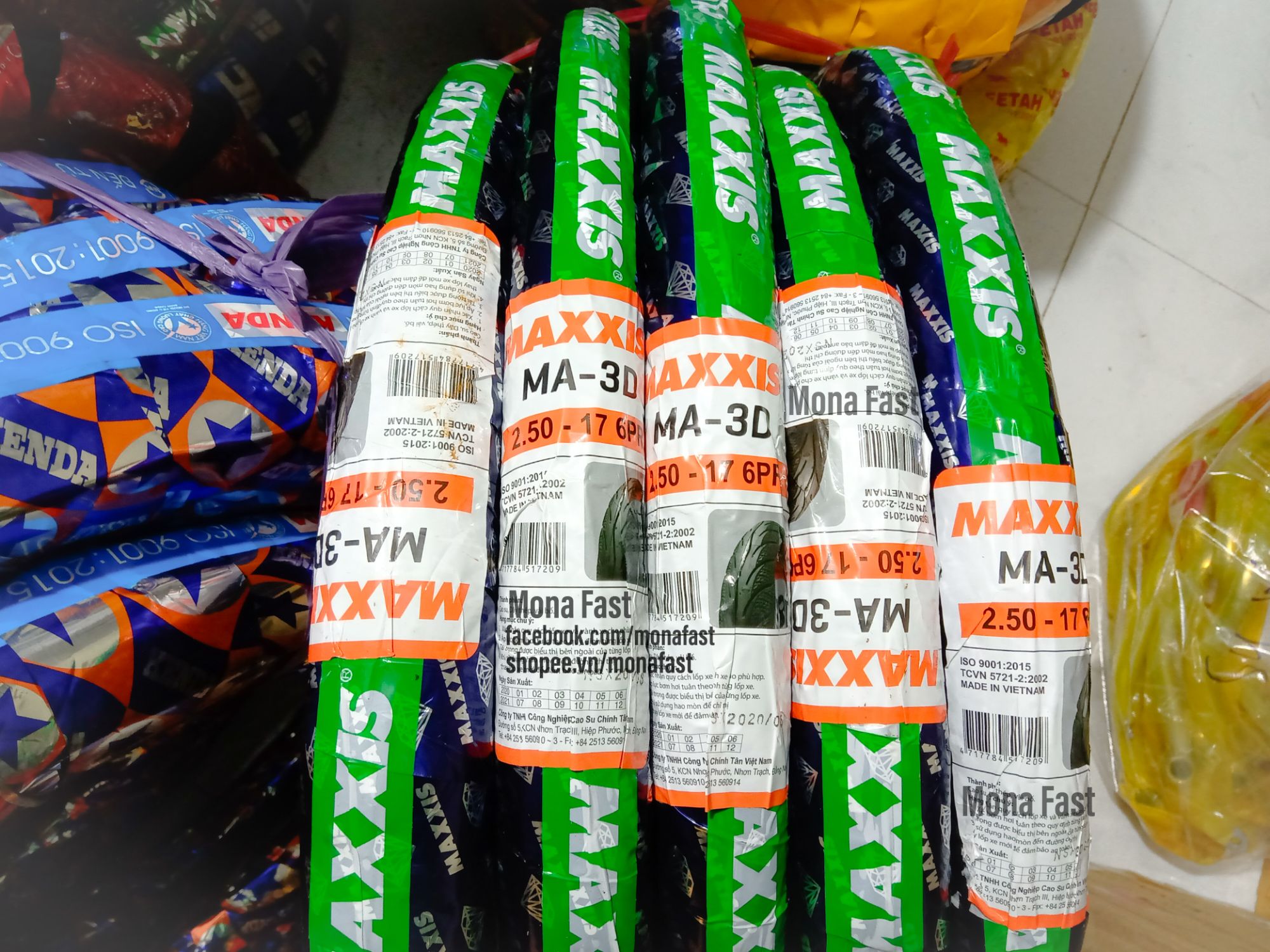 Lốp xe máy Maxxis 2.50-17