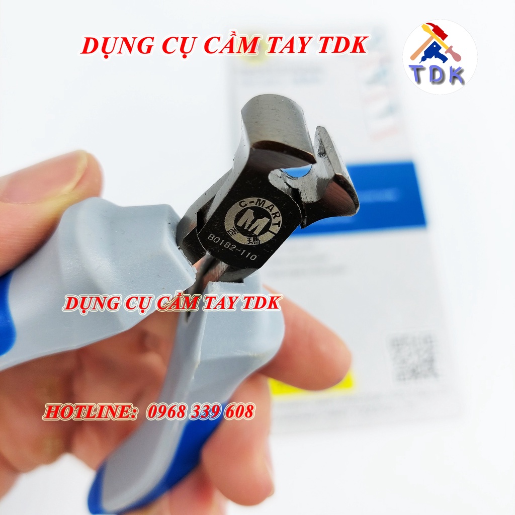 Kìm càng cua mini 110mm c-mart b0182, kìm nhổ đinh