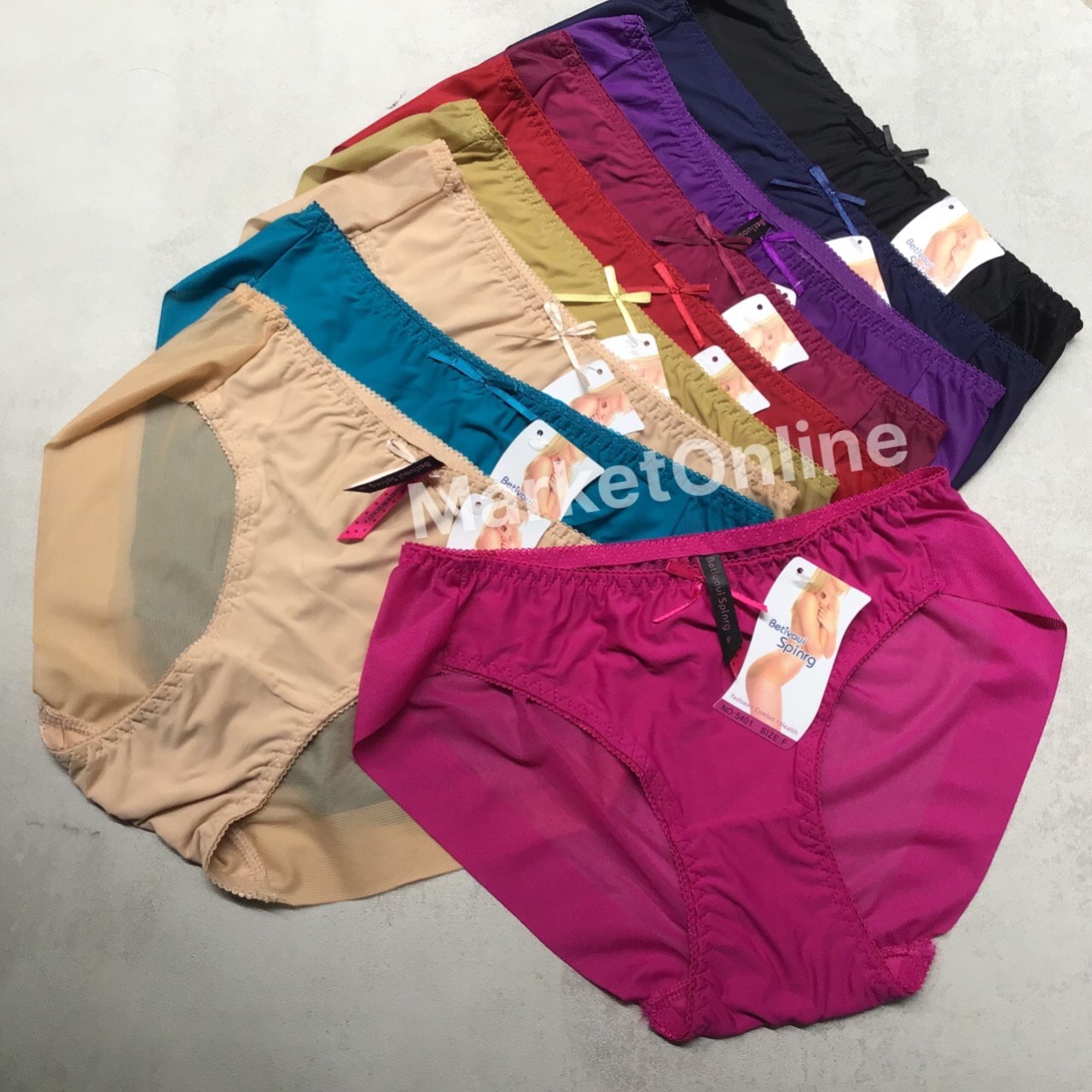 10 pants chip panties female silk spring 5401 premium cool soft Smooth Cool wallpaper plain freesize 35kg to 70kg