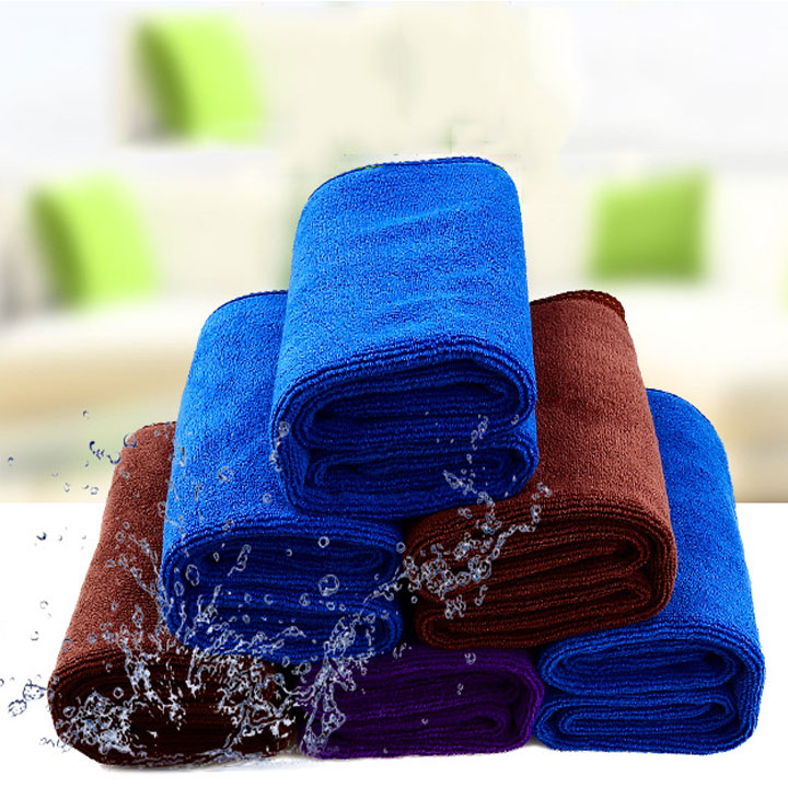 Bộ 5 khăn lau xe hơi oto kt 35x75cm nặng 110 gram siêu dày - KLT1