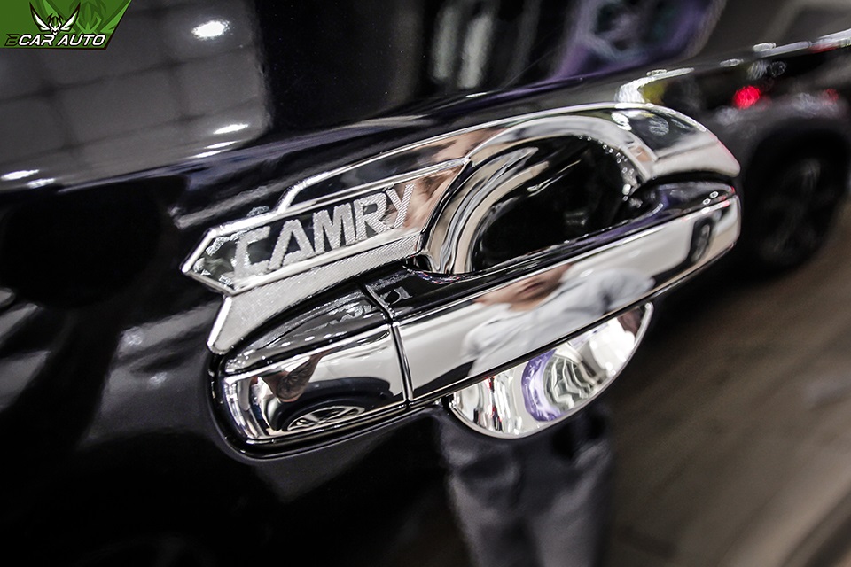 Ốp tay nắm hõm cửa camry 2019-2020-2021 mạ crom chống xước