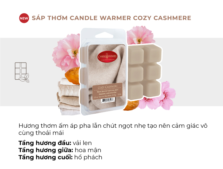 Candle Warmer - Cozy Cashmere