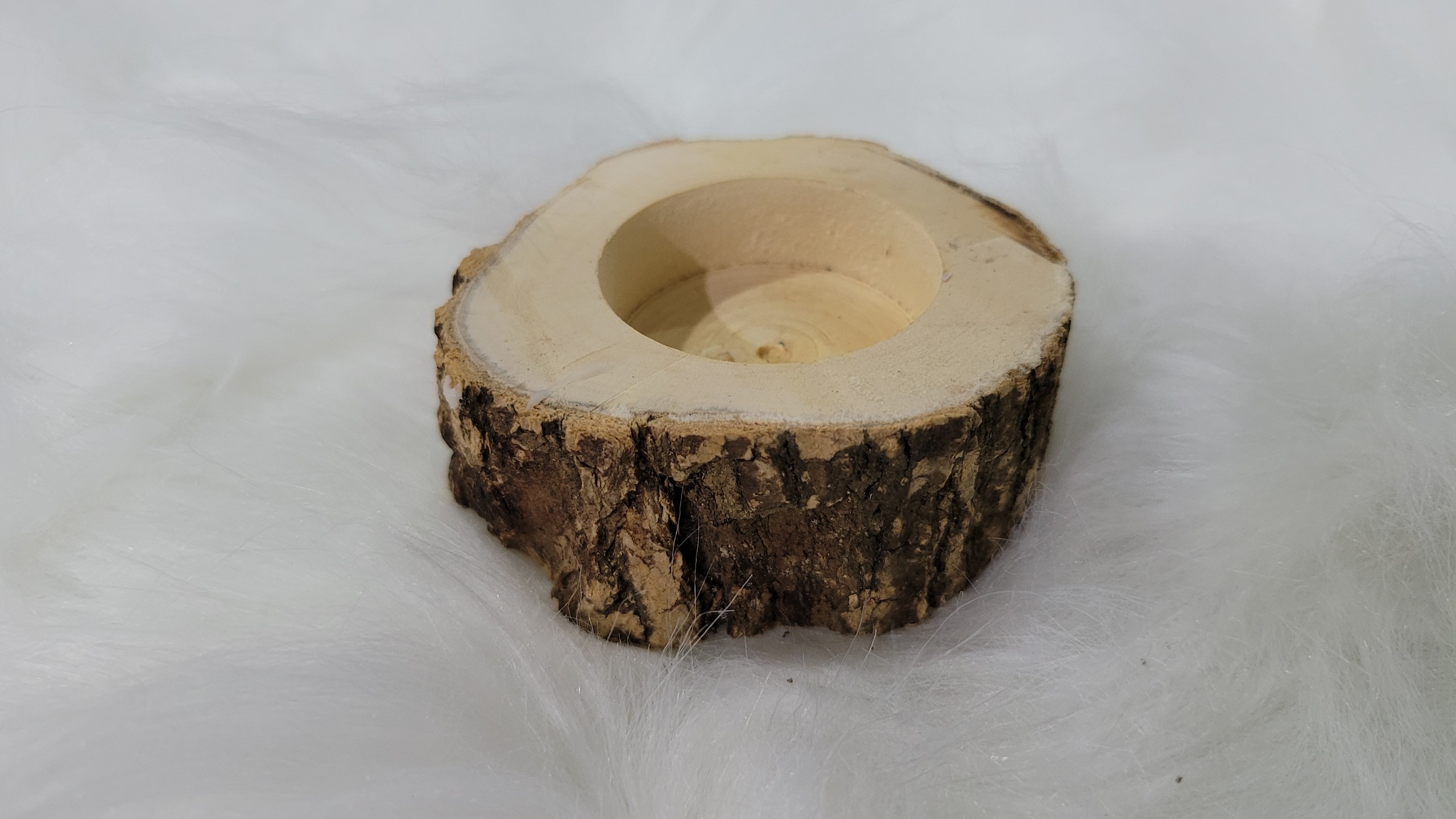 CHÂN ĐẾ GỖ ĐỰNG NẾN TEALIGHT  - GỖ THIÊN NHIÊN