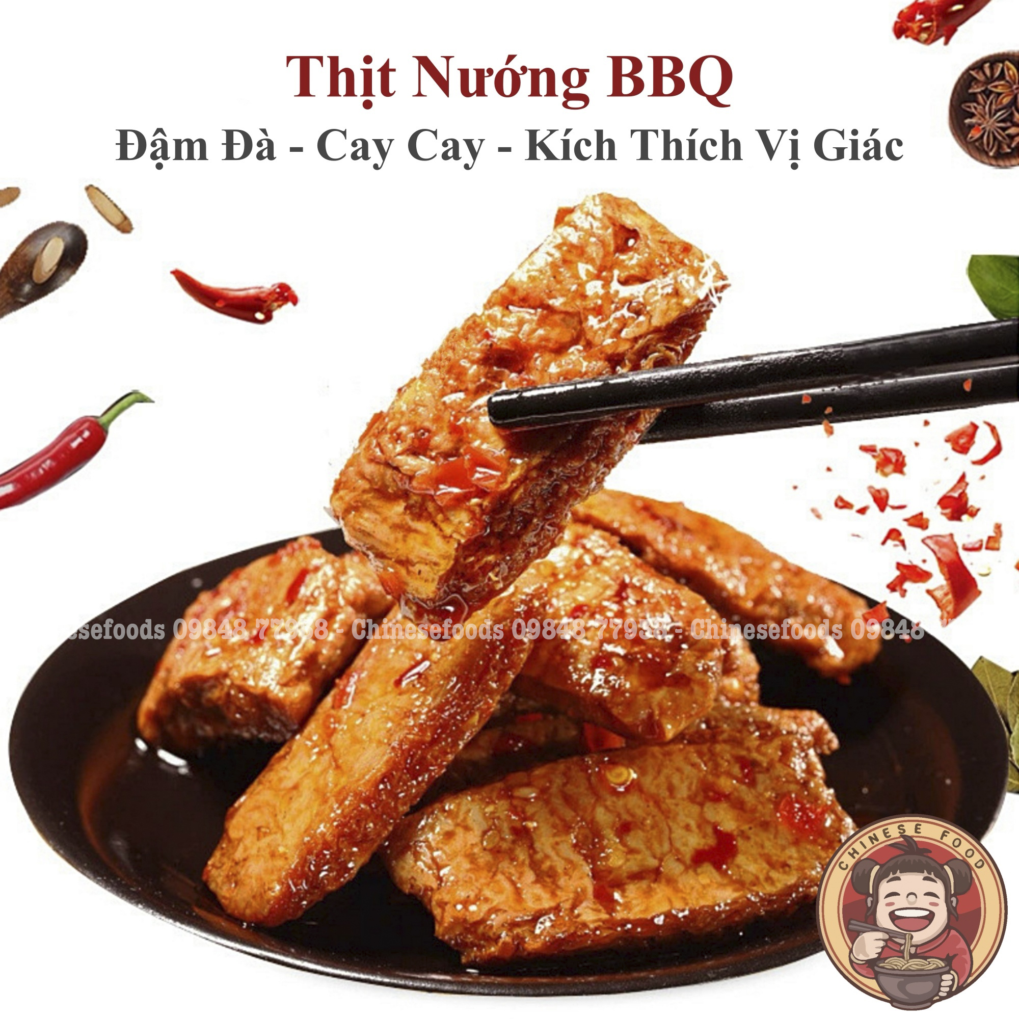 Thịt Nướng BBQ Thịt Chay Đồ Ăn Vặt