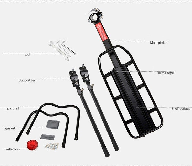 Gác baga xe đạp bắt cốt yên chất lượng cao