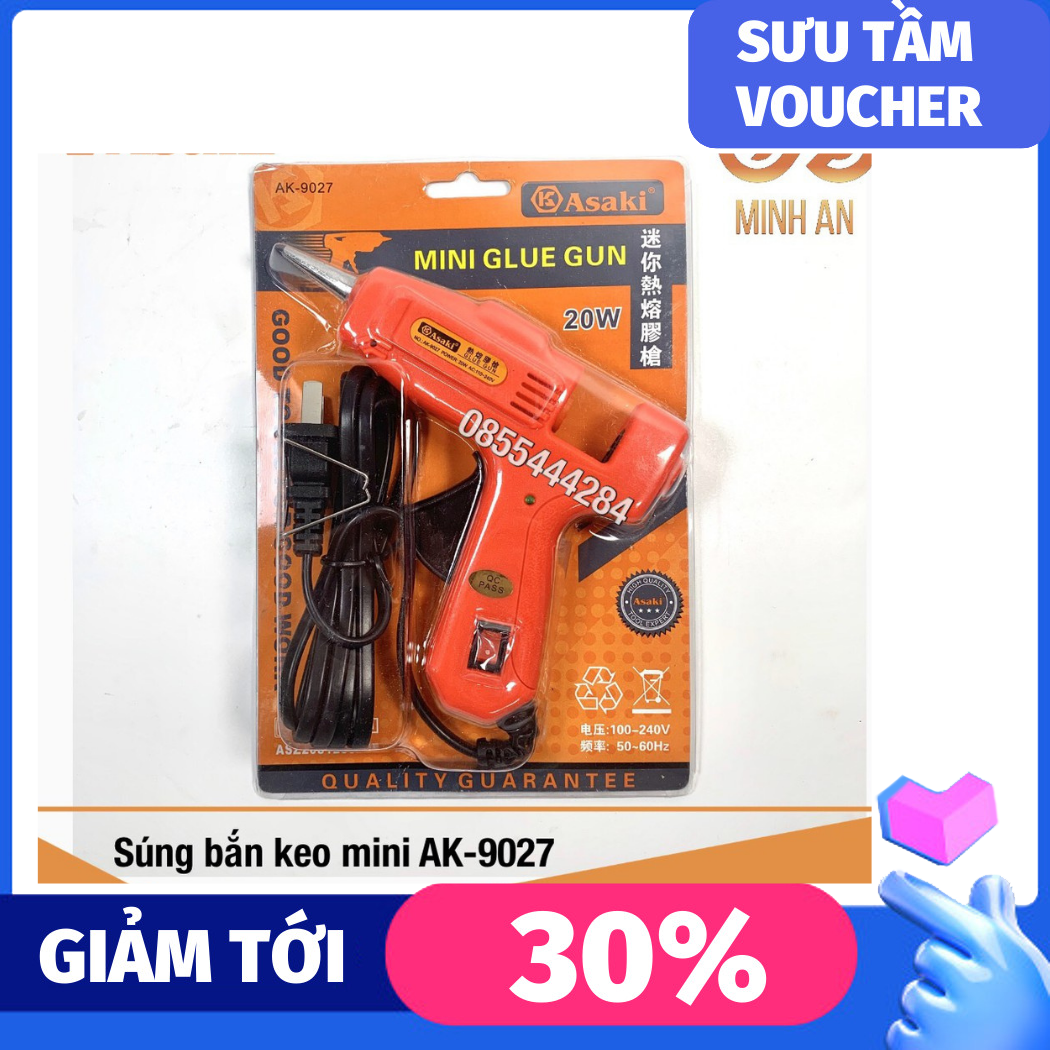 Súng Bắn Keo Nến Mini Asaki Ak-9027