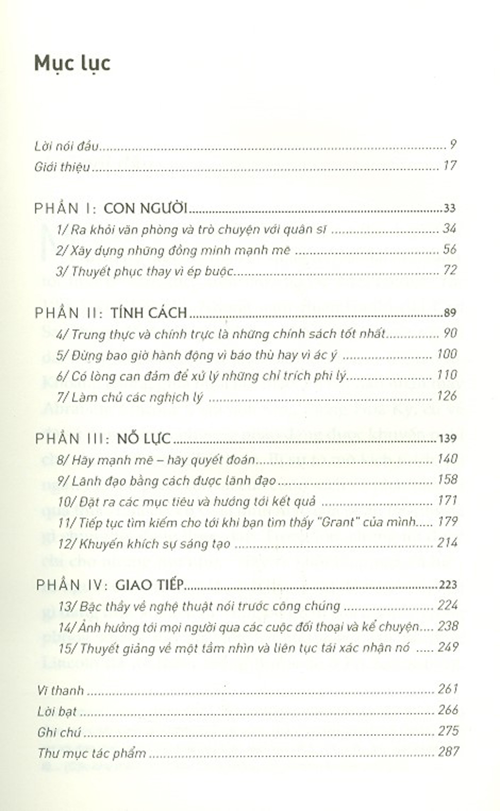 Lincoln Bàn Về Lãnh Đạo