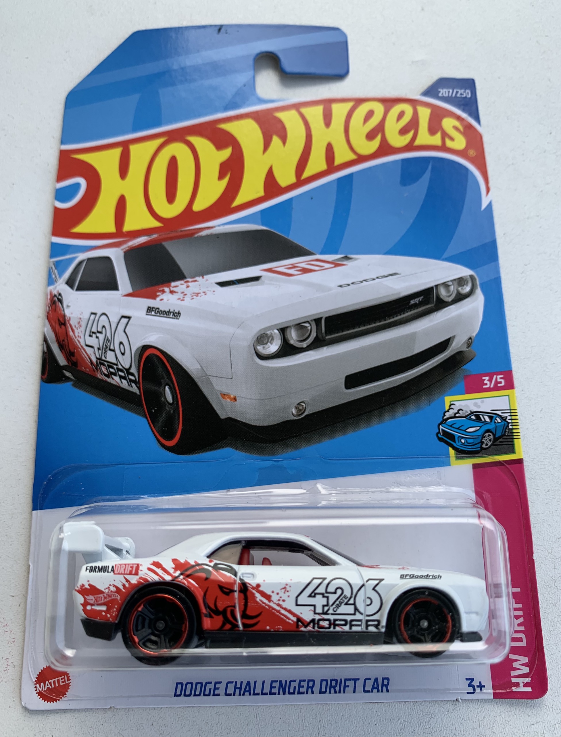 Hot Wheels Dodge Challenger Drift Car (Hellephant)
