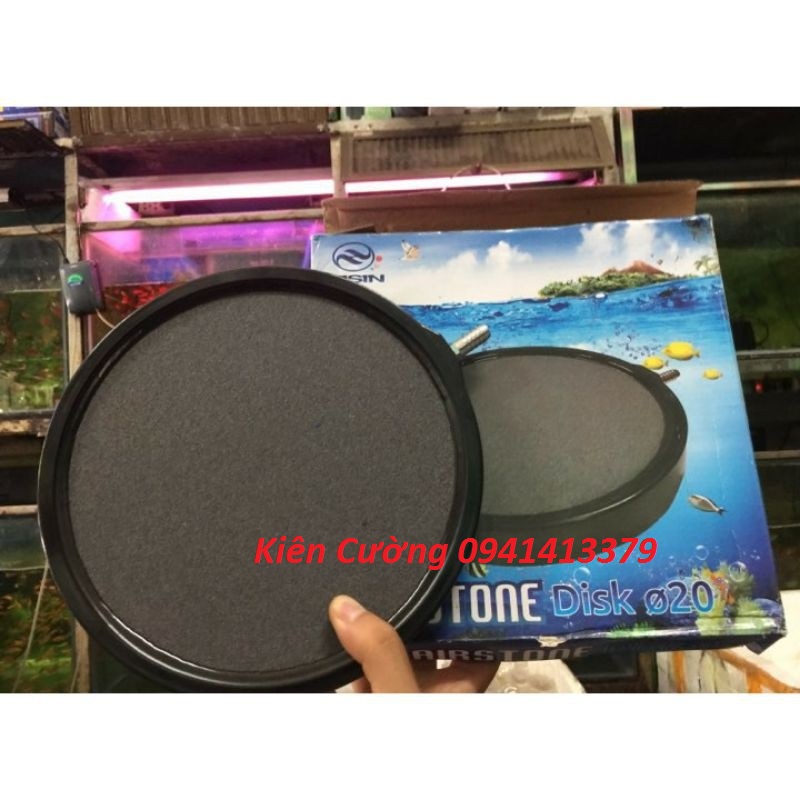 Đĩa sủi oxy SIÊU MỊN loại tốt có viền 75mm-100mm  cho bể cá cảnh