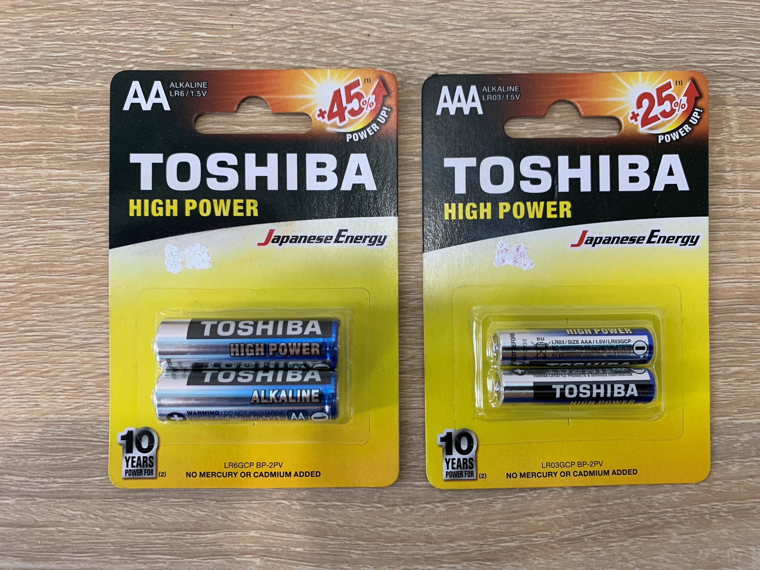 Pin Toshiba Alkaline High Power 1.5V (AA và AAA)