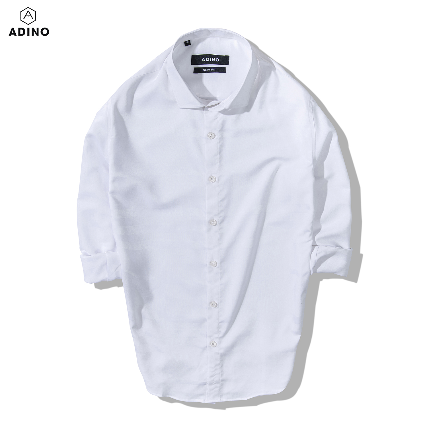 Áo sơ mi nam đen kẻ sọc caro ADINO vải sợi tre Bamboo mềm mịn thoáng mát dáng slimfit công sở trẻ trung SM12