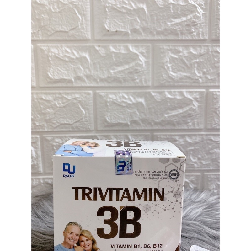 Trivitamin 3B Hộp 100 Viên Nang Mềm - Bổ Sung Vitamin Nhóm B Hỗ Trợ Tăng Cường Sức Khỏe