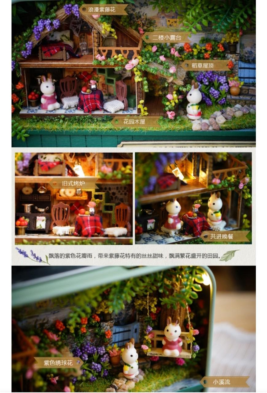 Mô Hình Nhà Gỗ DIY - Box theatre - Countryside Notes