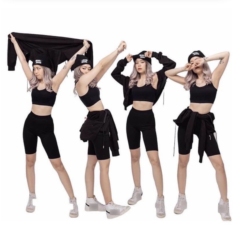 (Hàng có sẵn) Quần biker short - legging đùi nữ năng động.