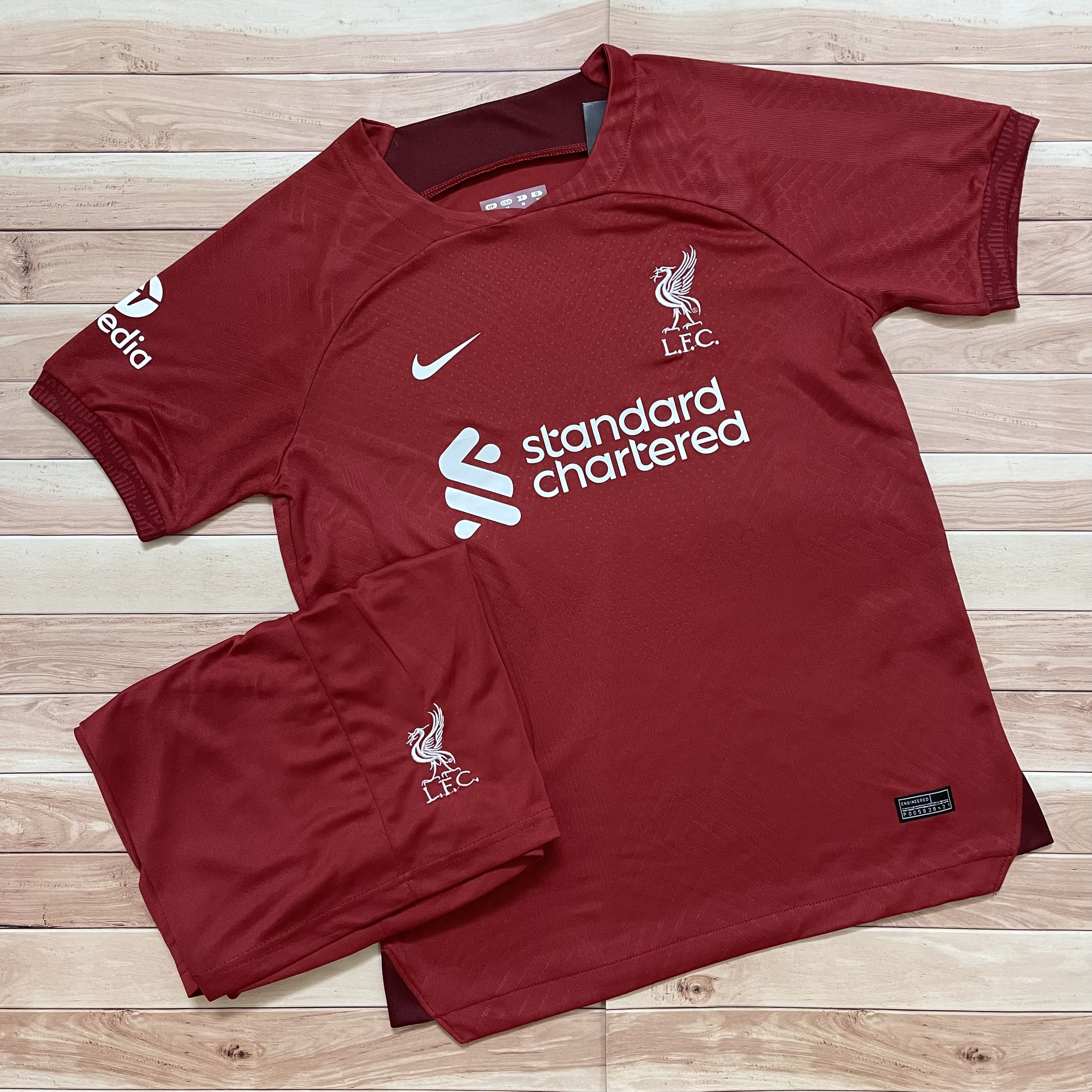 HOÀN TIỀN 15% - Bộ Quần Áo Bóng Đá CLB Liverpool Áo Đá Banh Liver2023 - Chuẩn Mẫu Thi Đấu - Vải Polyester Gai Thái