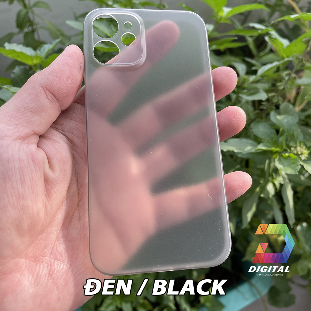 Combo 2 Ốp Lưng Trong Nhám Unibody iPhone 12 Siêu Mỏng