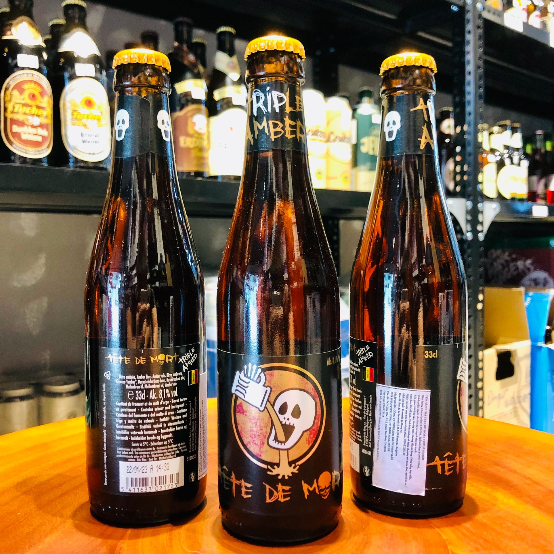 Lịch sử giá Bia bỉ tete de mort triple amber 8.1% – chai 330ml cập nhật  7/2023 - BeeCost