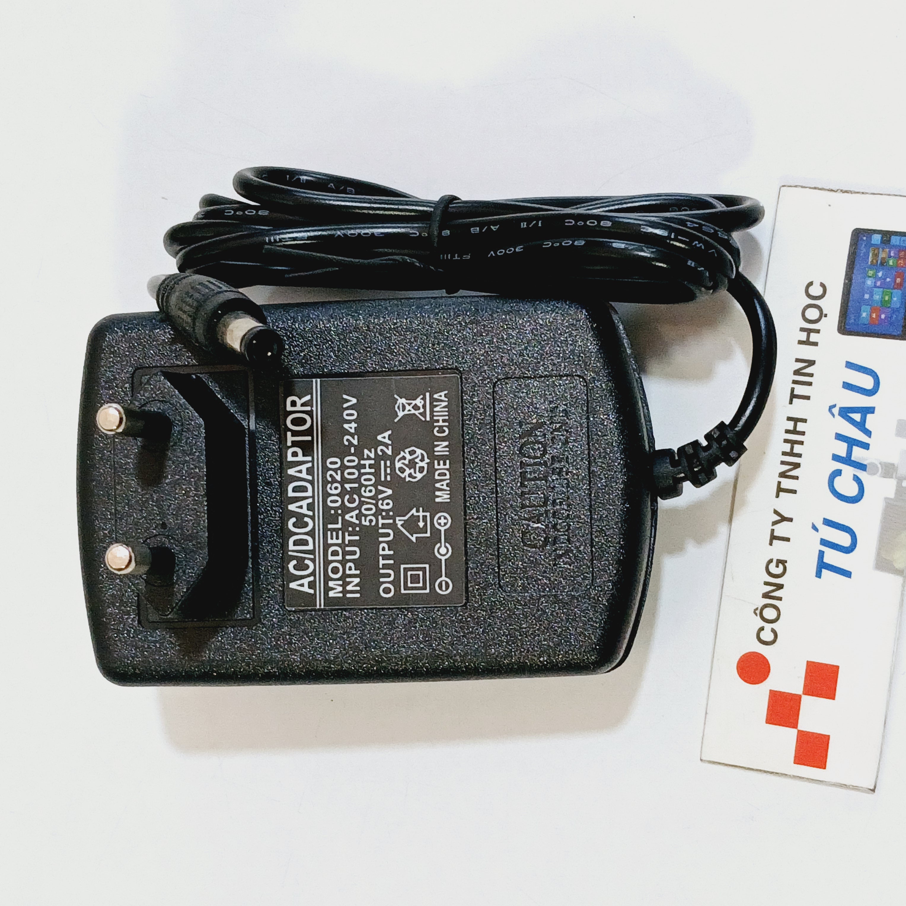 Adapter DC 6V - 2A ( Đầu cắm 5.5mm x 2.1mm)