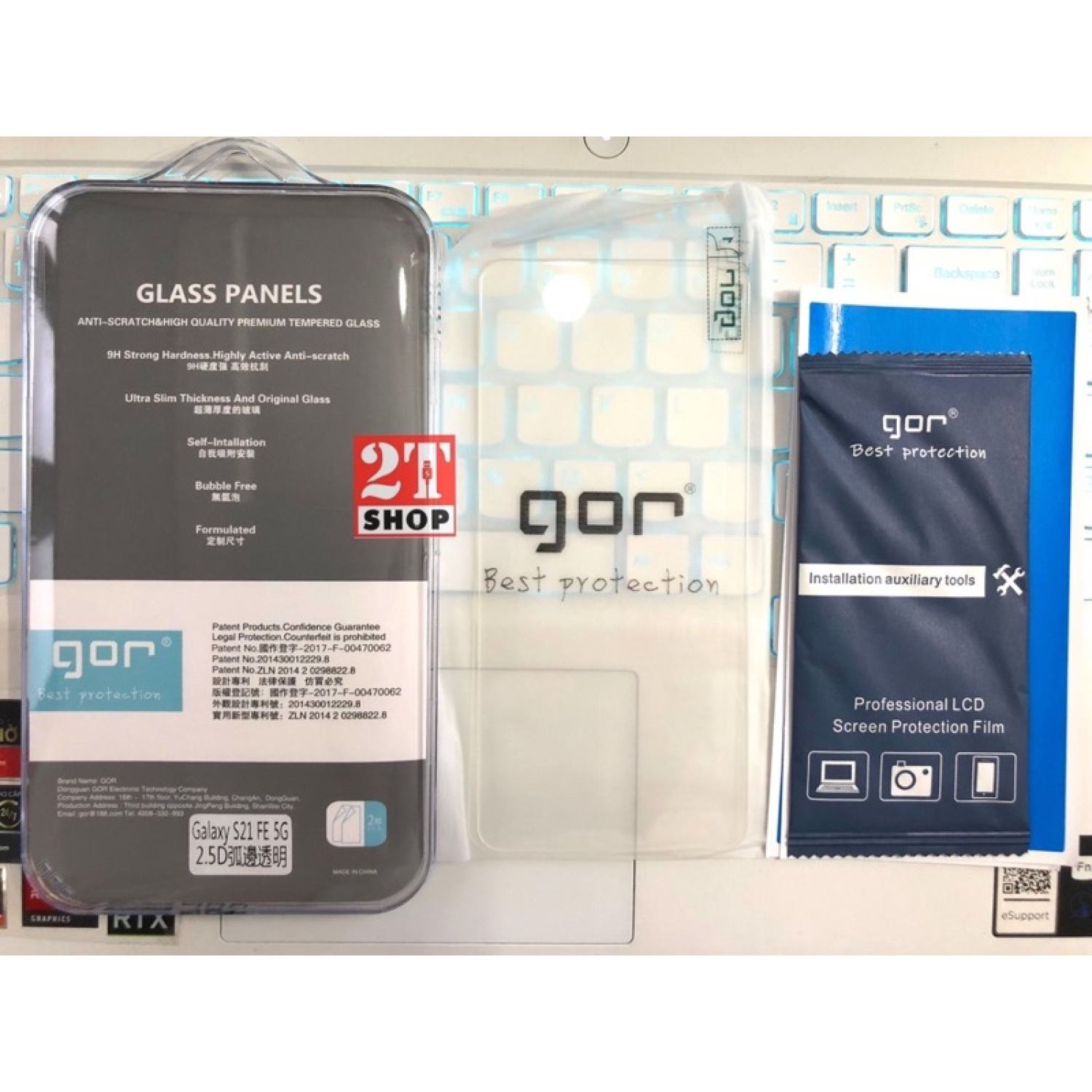KÍNH CƯỜNG LỰC GOR GALAXY S21 FE THINQ FULL MÀN HÌNH (KÍNH TRONG)
