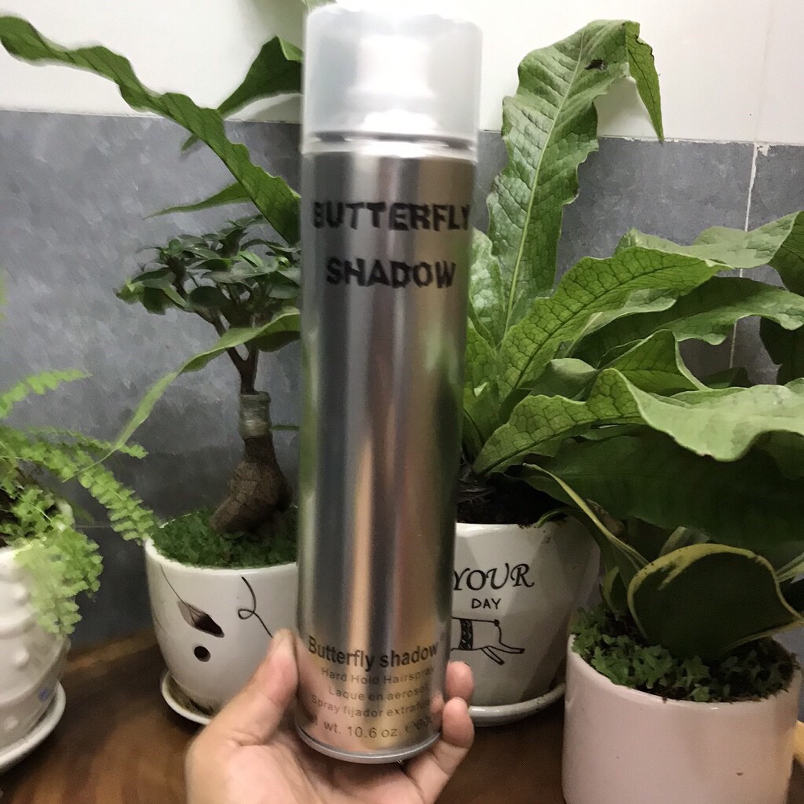 [HCM]Combo Gôm xịt tạo kiểu tóc Butterfly Shadow ( Chai 150ml+ 600ml)