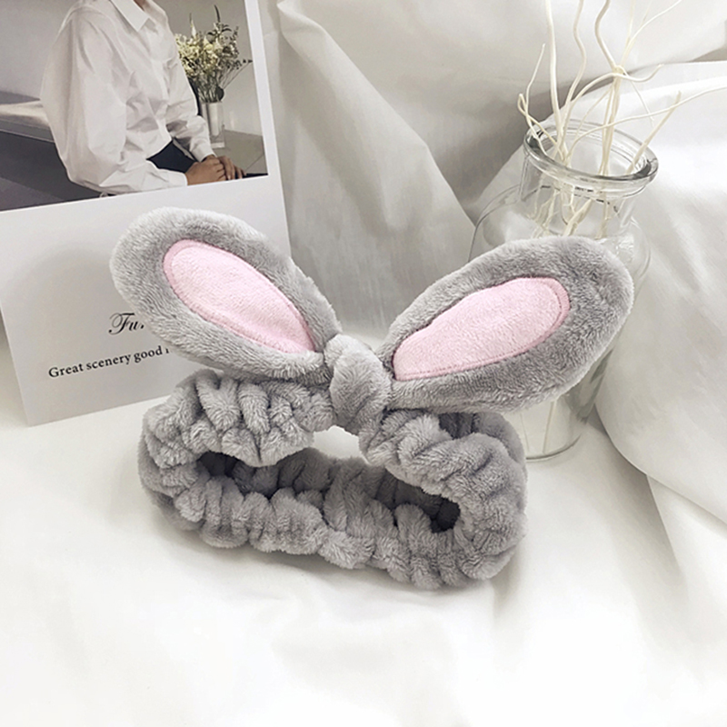 Cute selling cute three-dimensional rabbit ears wash face makeup headband