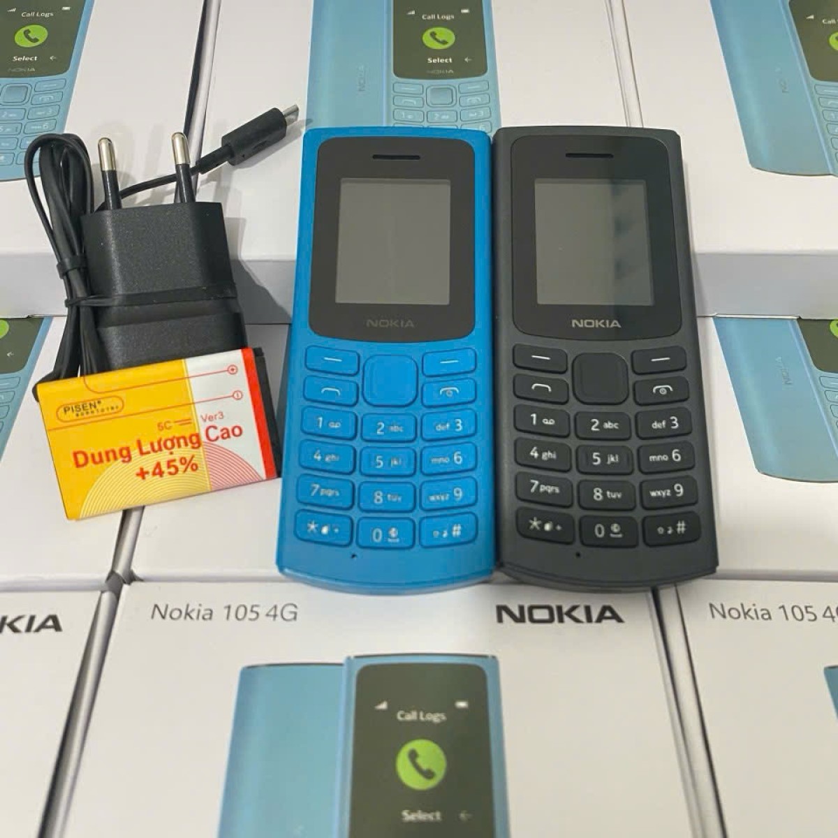 Điện Thoại Nokia 105 4G 2 Sim 2 Sóng Hàng Mới Full Box