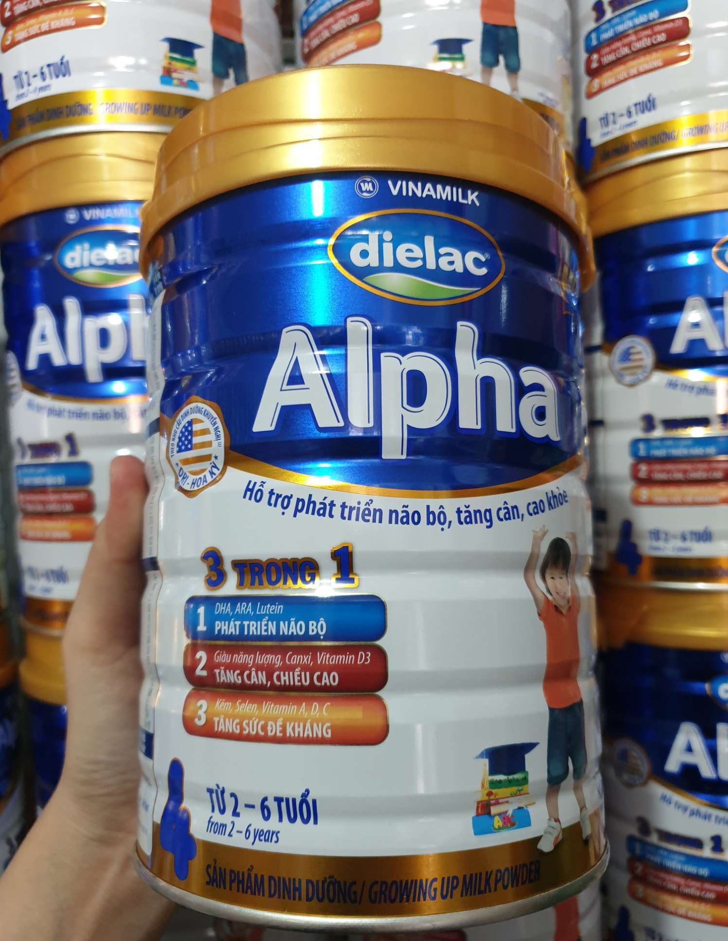 Sữa Dielac Alpha 4 (900g) Date mới
