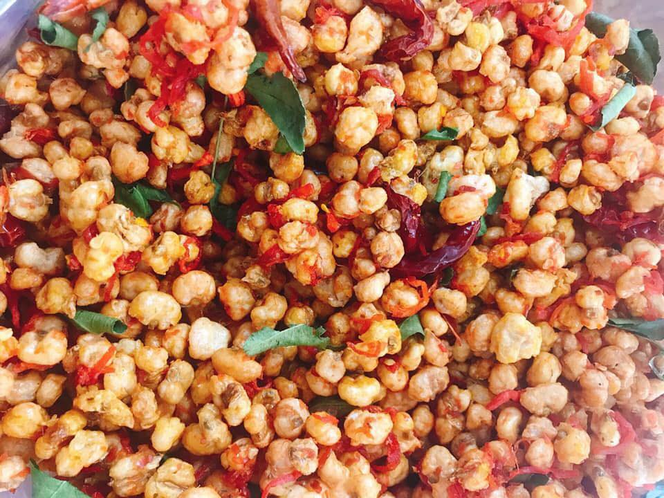 500G BẮP TẨM BÒ SẤY LÁ CHANH