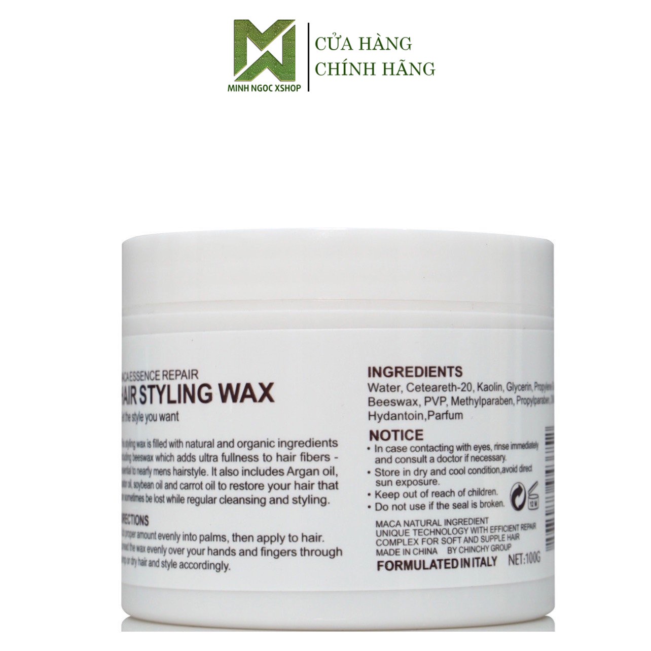Sáp vuốt tóc Karseell Maca Hair Styling Wax 100G