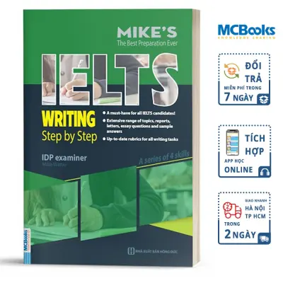 Ielts Writing Step By Step - Dành Cho Người Luyện Thi Ielts - Học Kèm App Online