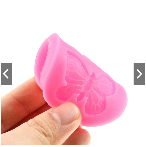 4D 3 Butterfly Jelly Silicone Mold