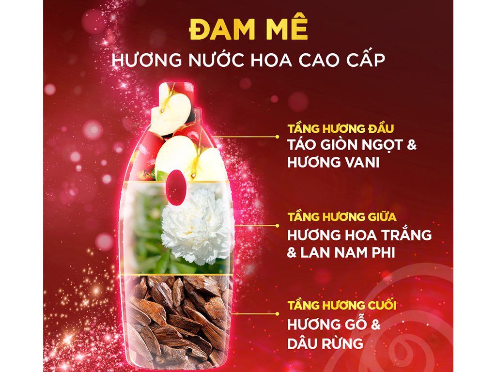 Nước xả vải Downy Đam Mê chai (800ml)