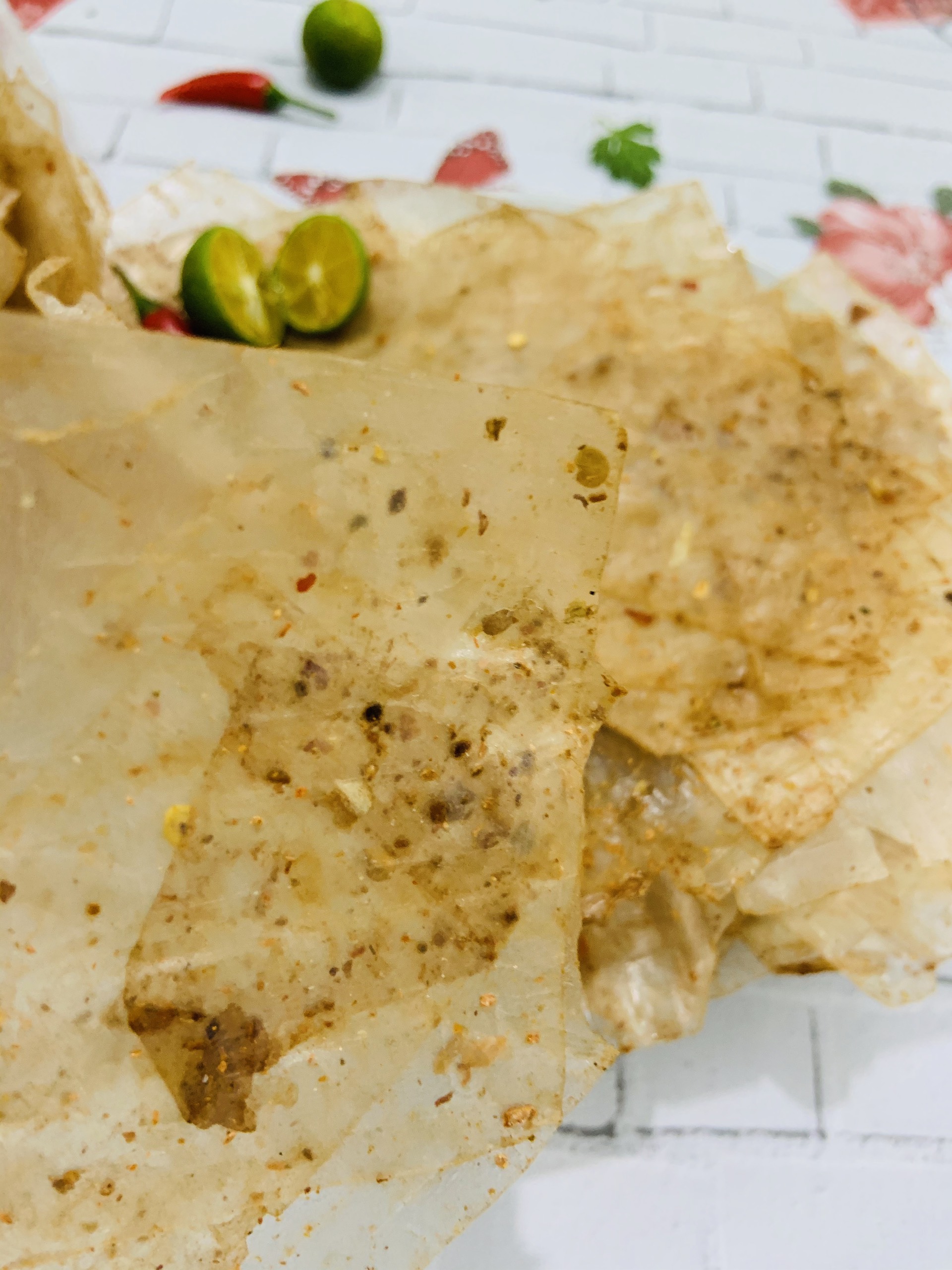 (500gr)Bánh Tráng Trộn Muối Tỏi Xike Tôm