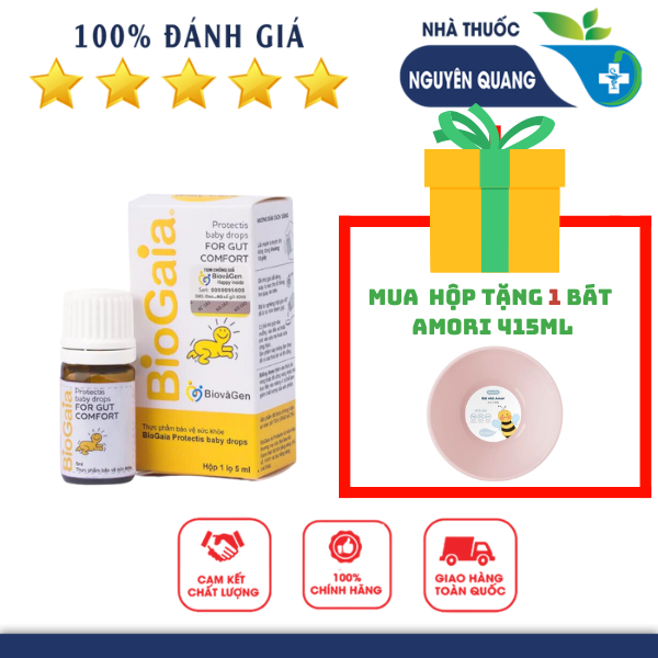 Men vi sinh BioGaia Protectis Baby Drops hỗ trợ tăng cường sức khỏe hệ miễn dịch