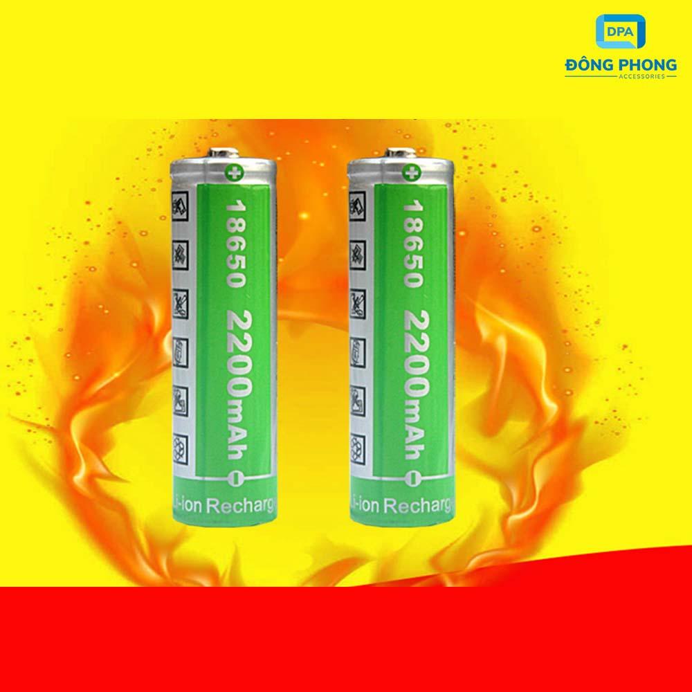 Pin Sạc Lithium-ion 18650 4.2V 2200mAh