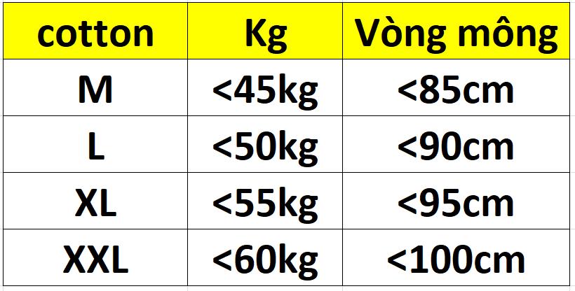 Combo 5 quần lót nữ cotton trơn – Mềm mại, thấm hút tốt, co giãn 4 chiều