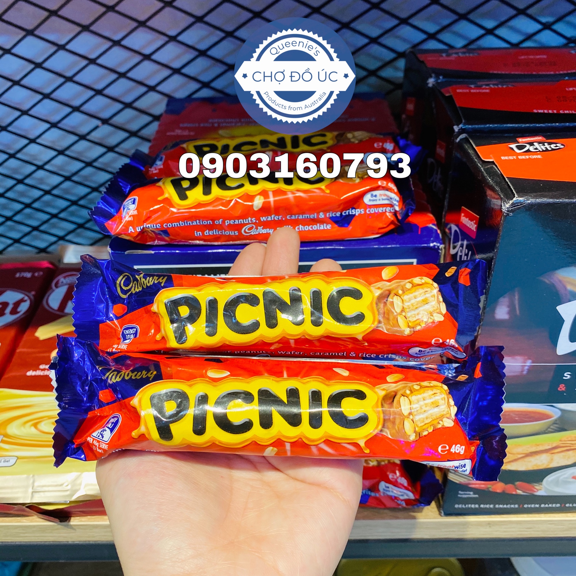 🍫 Chocolate CADBURY Picnic 🍫 nhập Úc