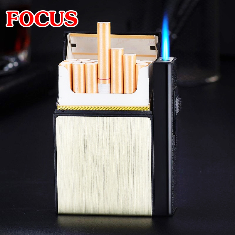 BẬT LỬA KHÈ - HỘP THUỐC FOCUS 2IN1 - CÓ THỂ THÁO RỜI (ĐỂ ĐƯỢC 1 GÓI THUỐC) - (XÀI GAS)