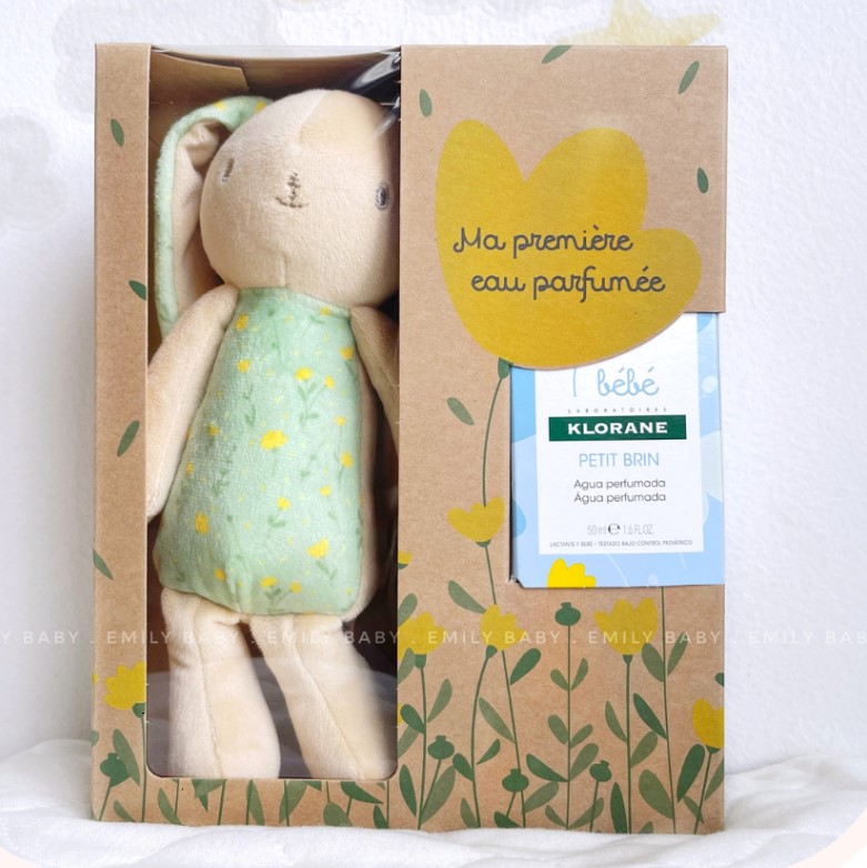 Nước hoa cho bé Klorane Bébé Petit Brin 50ml (tặng kèm thỏ bông)