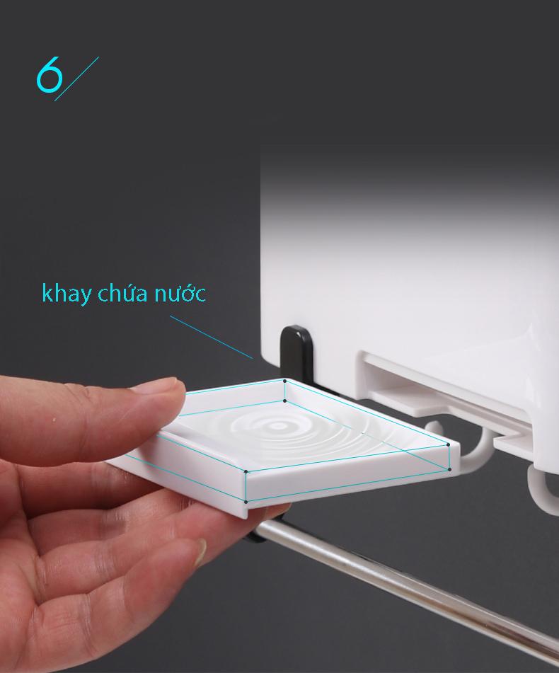 Kệ đựng đồ nhà bếp phong cách hiện đại ecoco 1801
