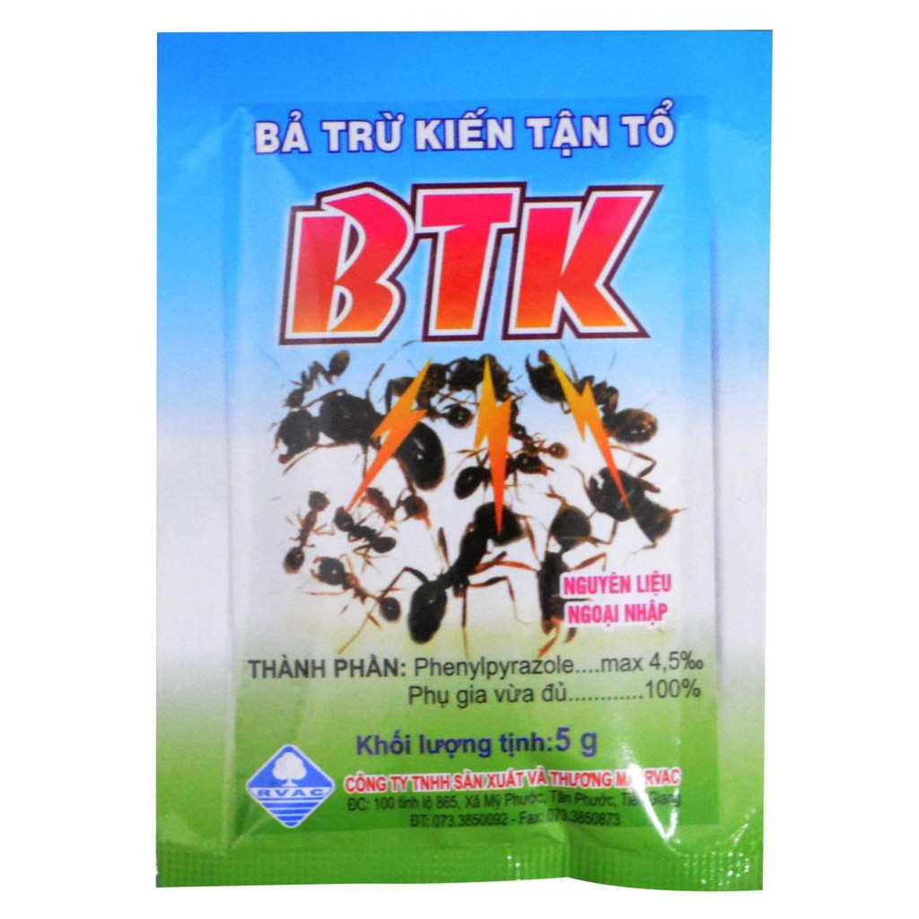 [HCM]Bã Trừ Kiến Tận Ổ BTK 5gr