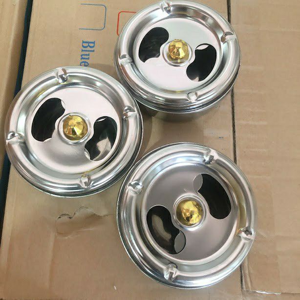Gạt tàn nút xoay chống khói inox