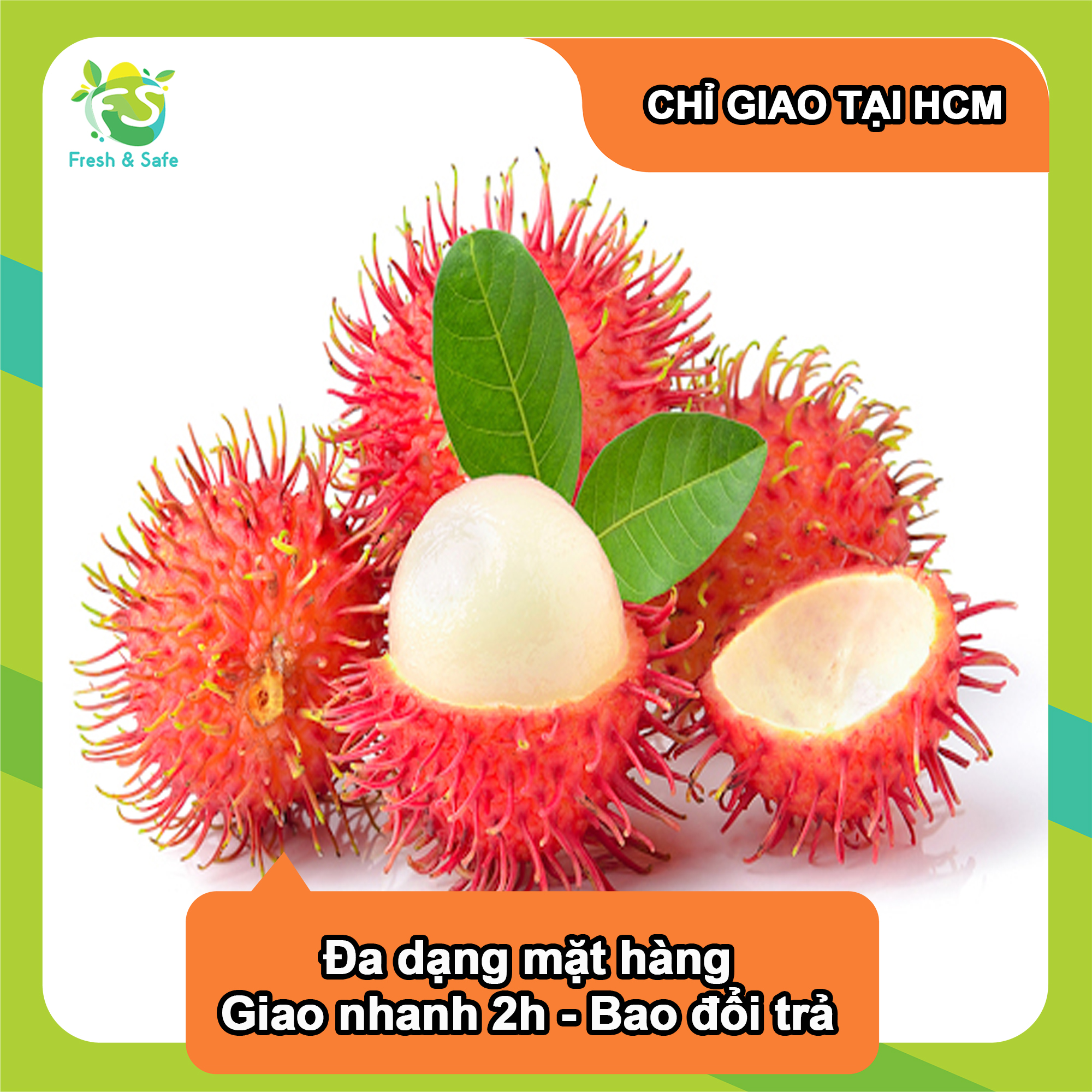 [Chỉ Giao HCM] Chôm Chôm Thái - 500g