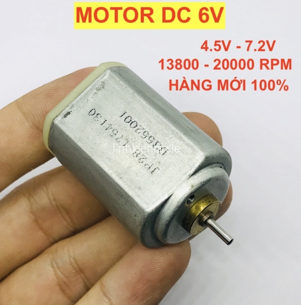 [HCM]Motor mini DC 4.5V 6V 7.2V từ tính mạnh tốc độ 13800 - 20000 RPM làm xe tàu RC - KG0007