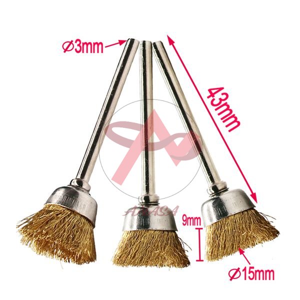 Chổi Đánh Rỉ Sắt Lông Ngựa 3mm