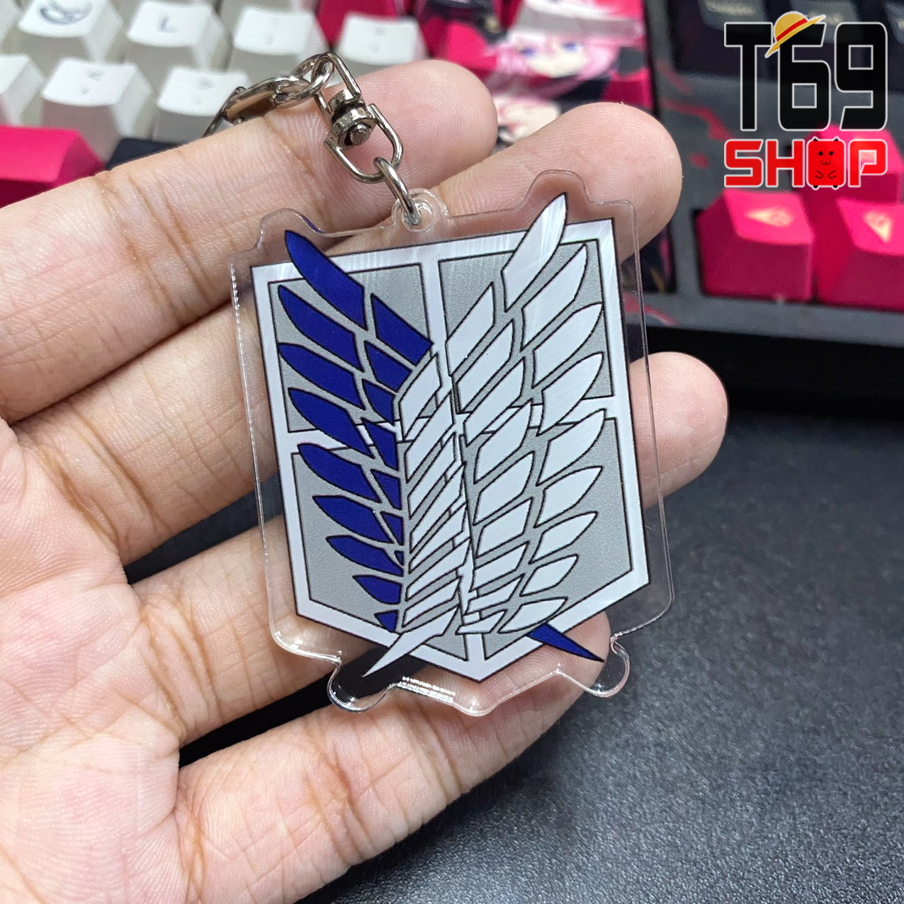 Móc khóa mica anime Attack on Titan [T69 Shop]
