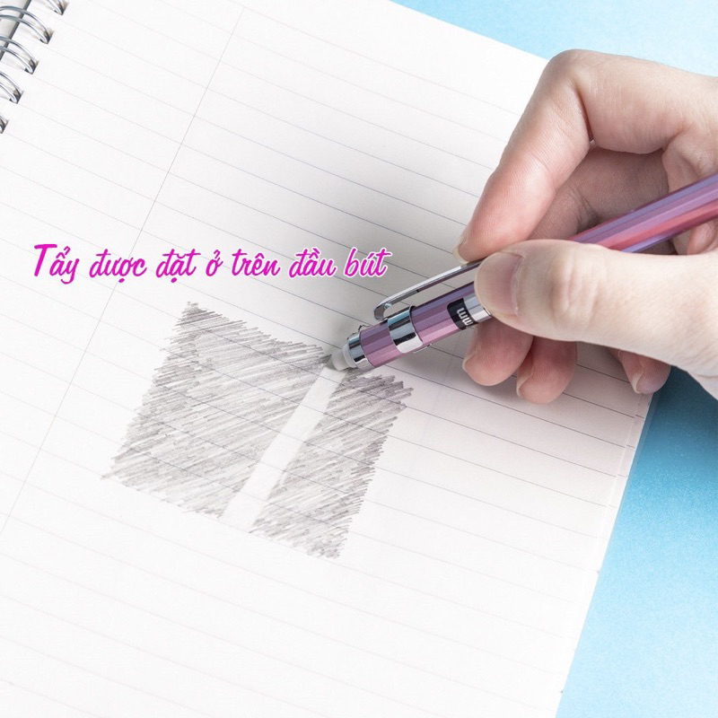 Bút chì bấm thân kim loại u999