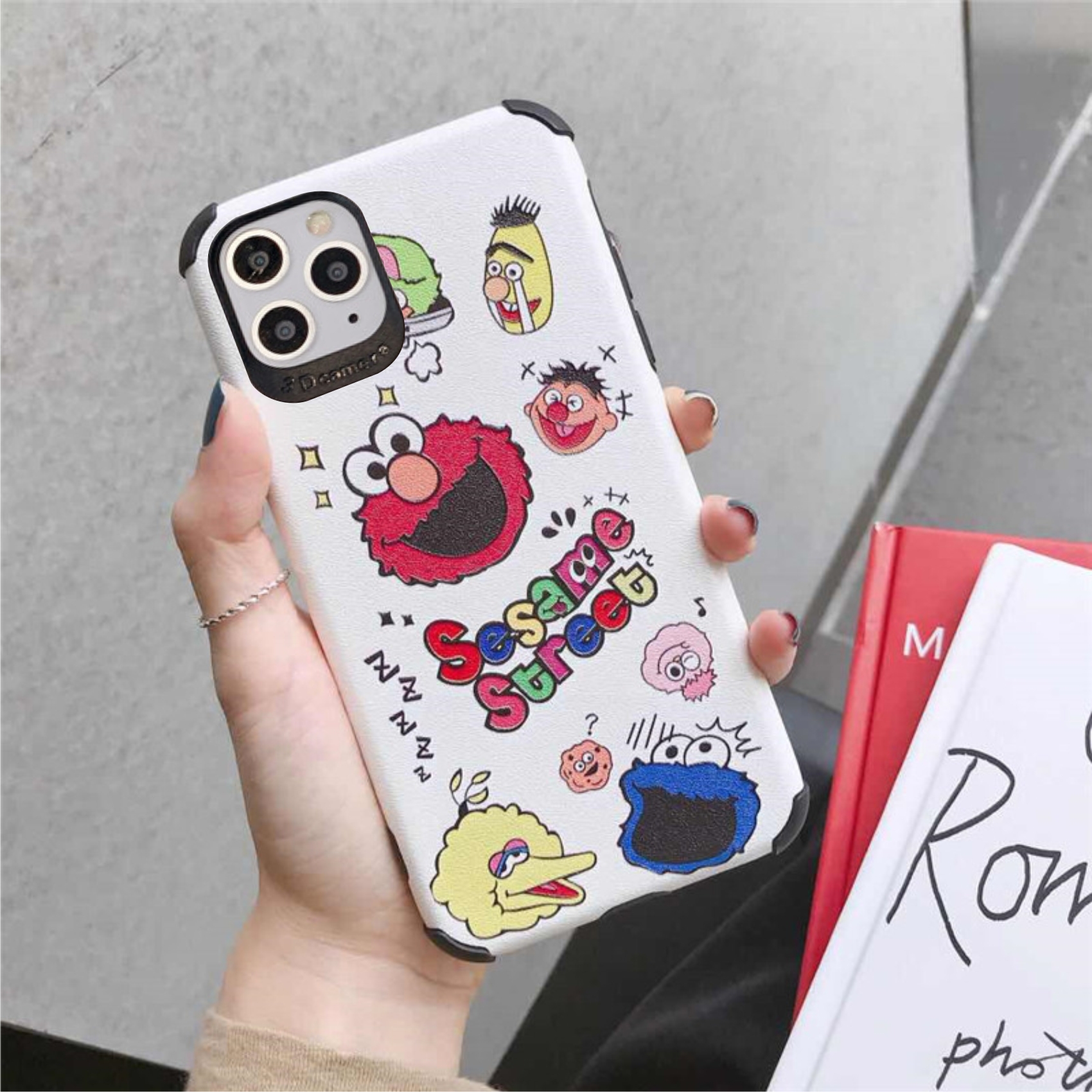 Ốp Lưng Da IMD KAWS