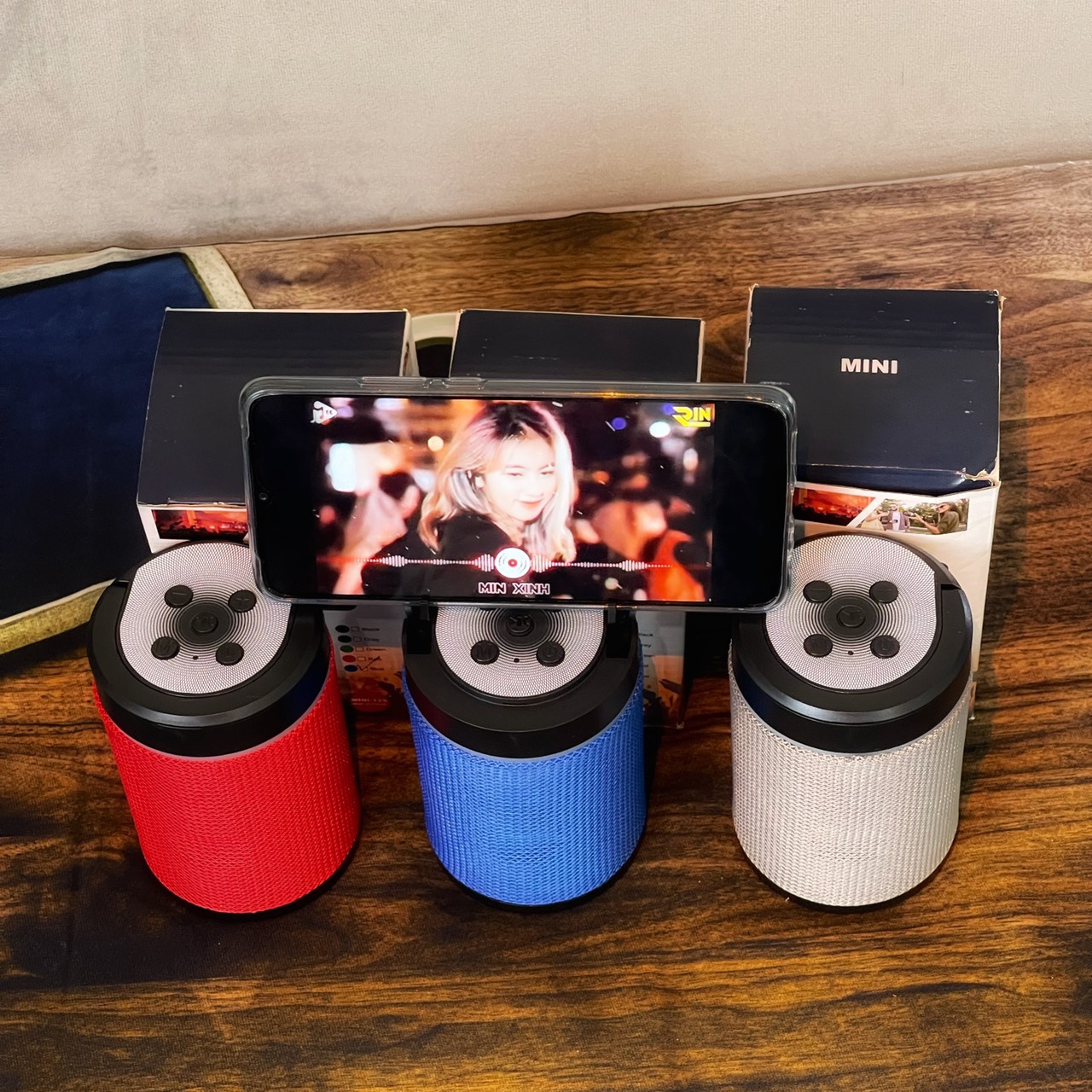 Loa Bluetooth MiNi 125 - Kết nối: USB-C sạc, Bluetooth v5.0 [BẢO HÀNH 12 THÁNG]